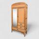 Parisian hotel Art Deco wardrobe 1920, detachable.
