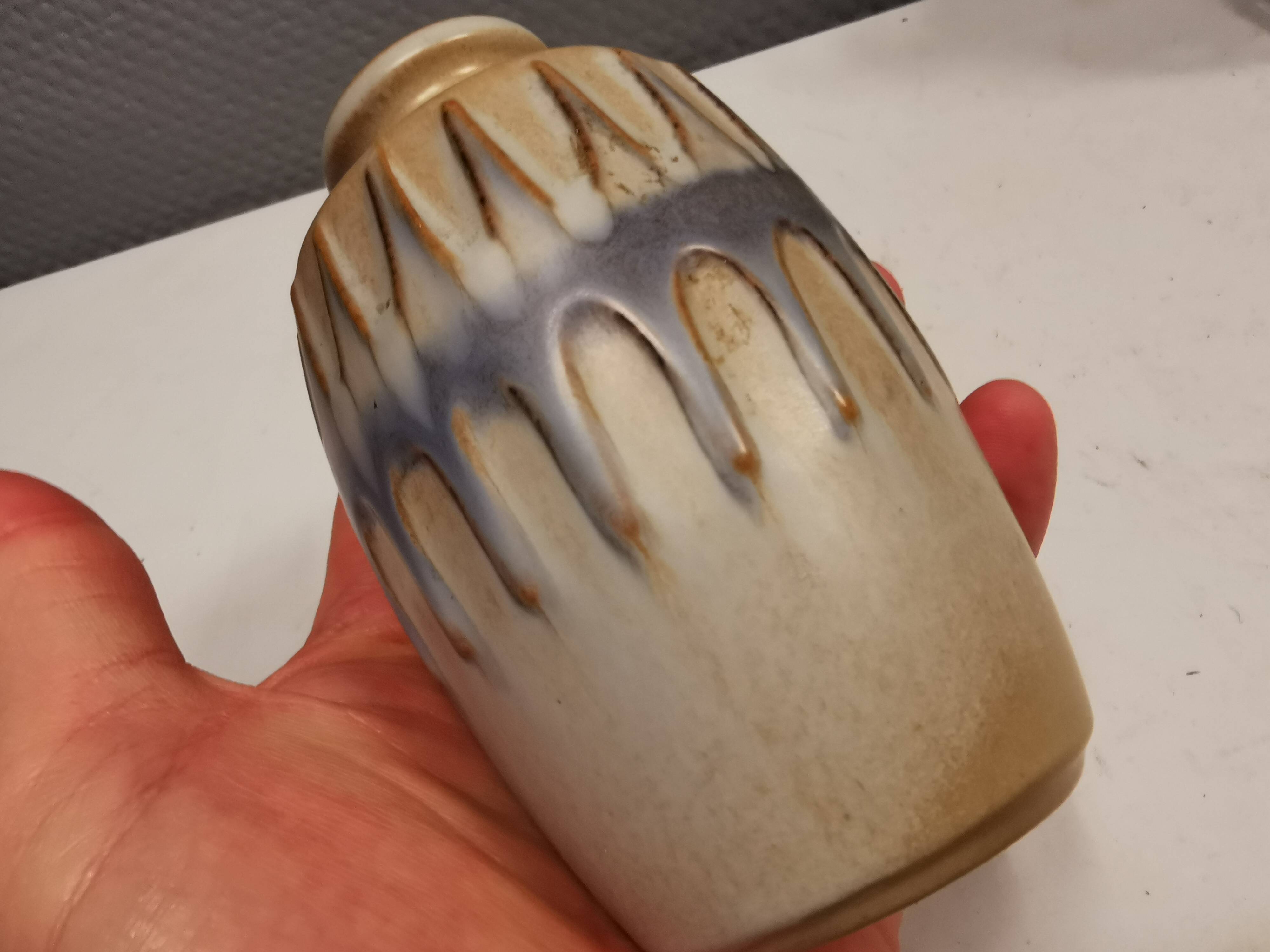 Older vase from Danish Knabstrup (highly recognised Danish ceramic design), Günther Praschak 1960s