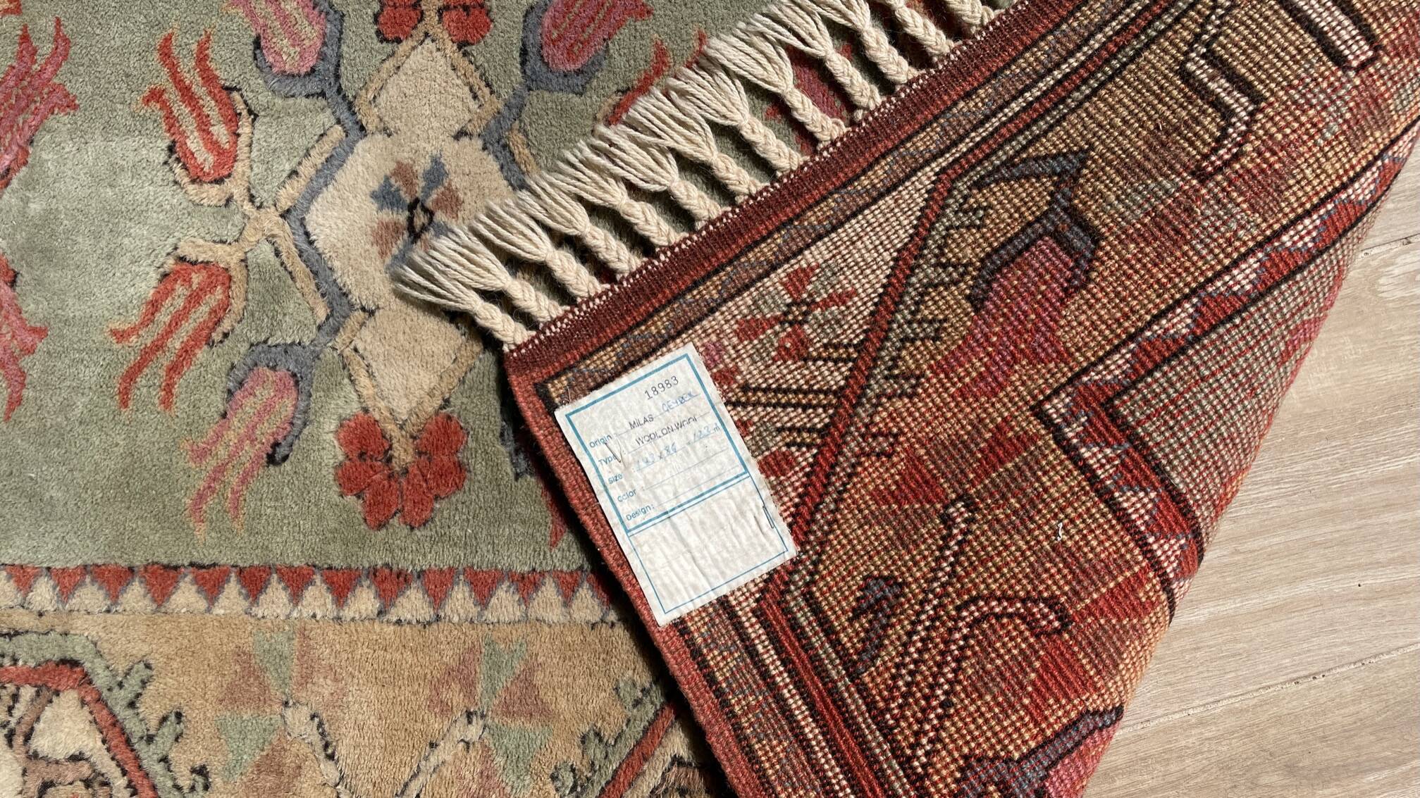 Milas oriental rug inspired by art deco