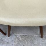 Lot of 4 DSW chairs in walnut fiber by Eames Herman Miller, vintage