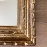 Miroir ancien en bois doré
