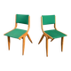 Deux chaises Boomerang