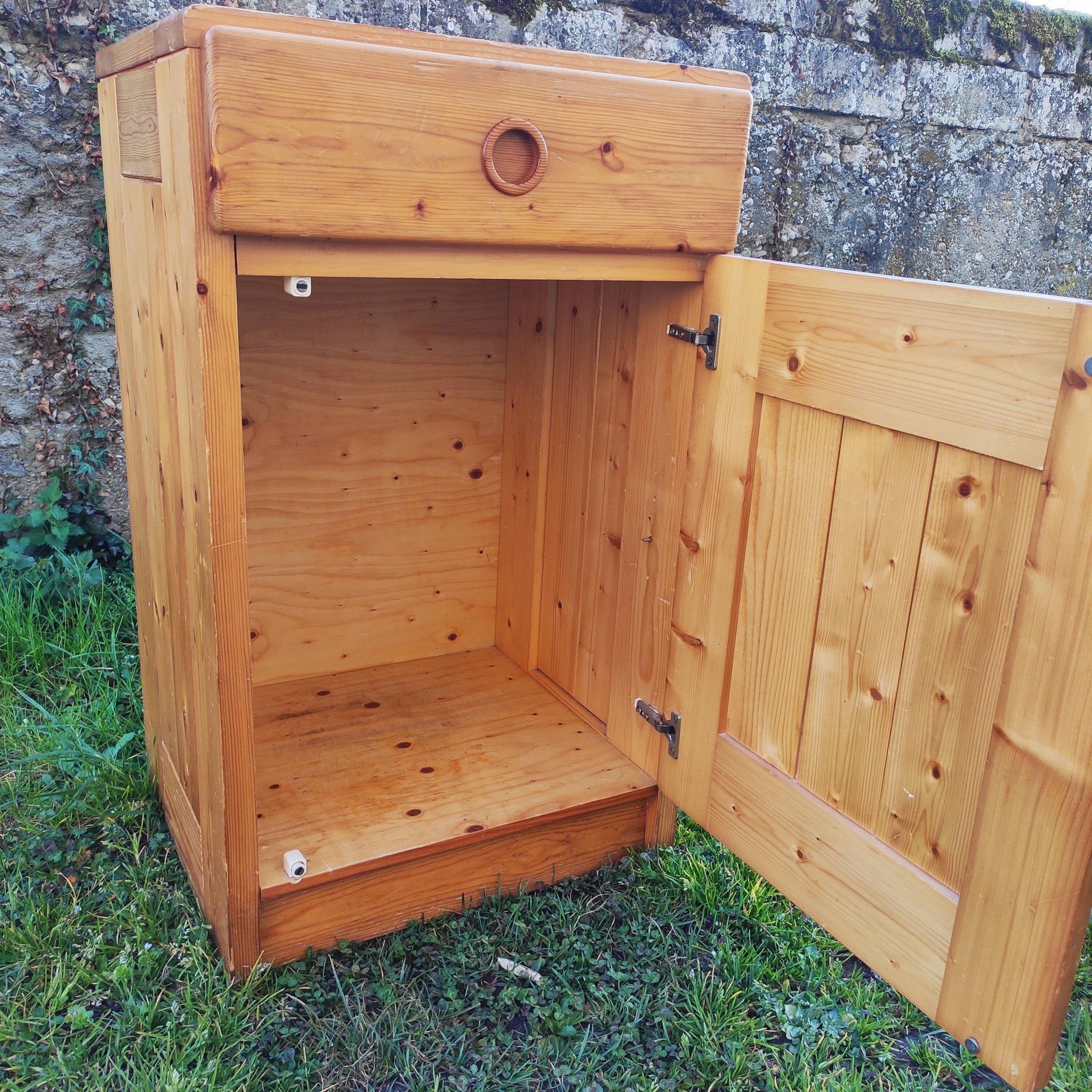 Solid pine jam buffet 1970
