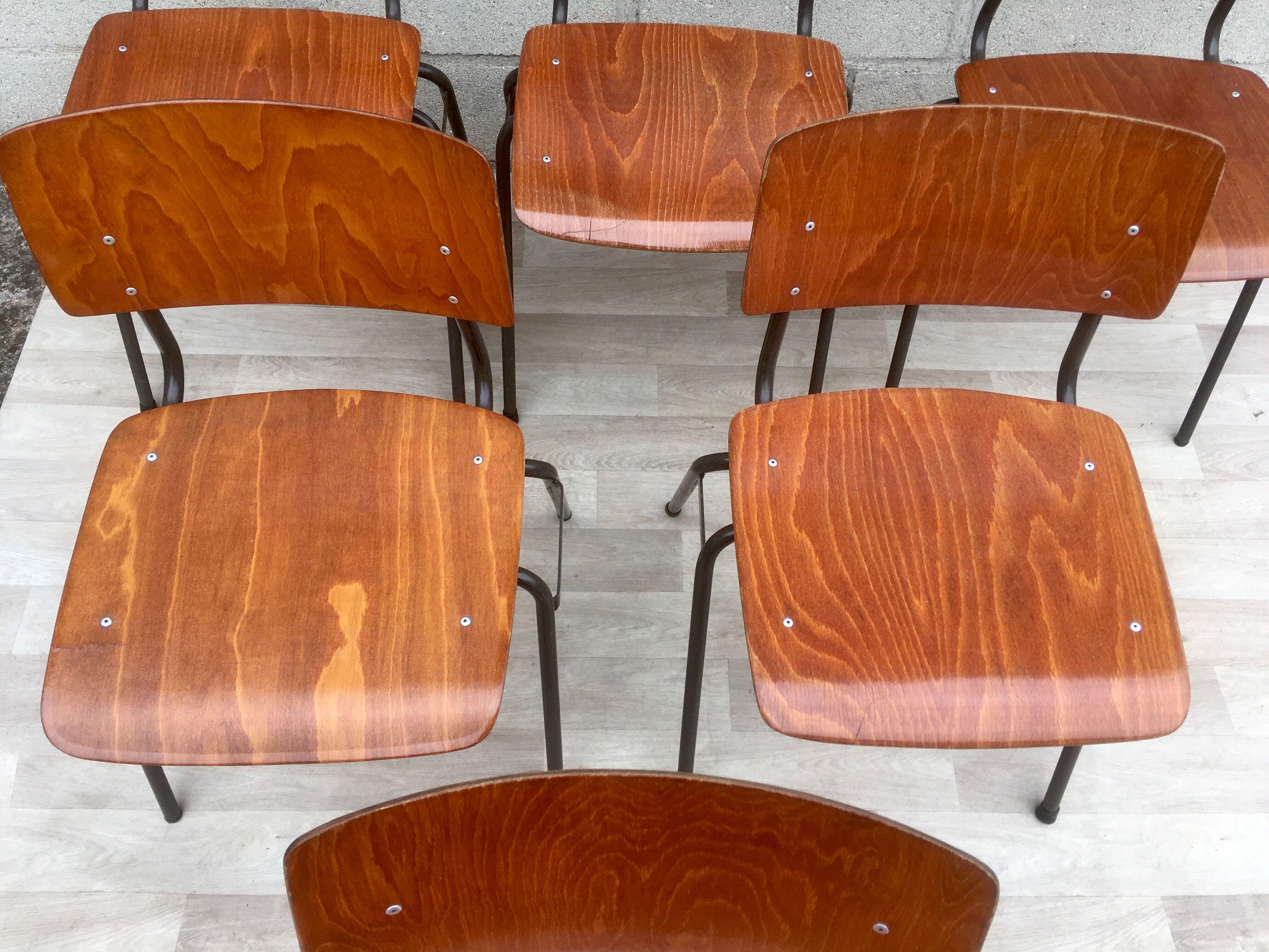 Set of 6 vintage Marko chairs