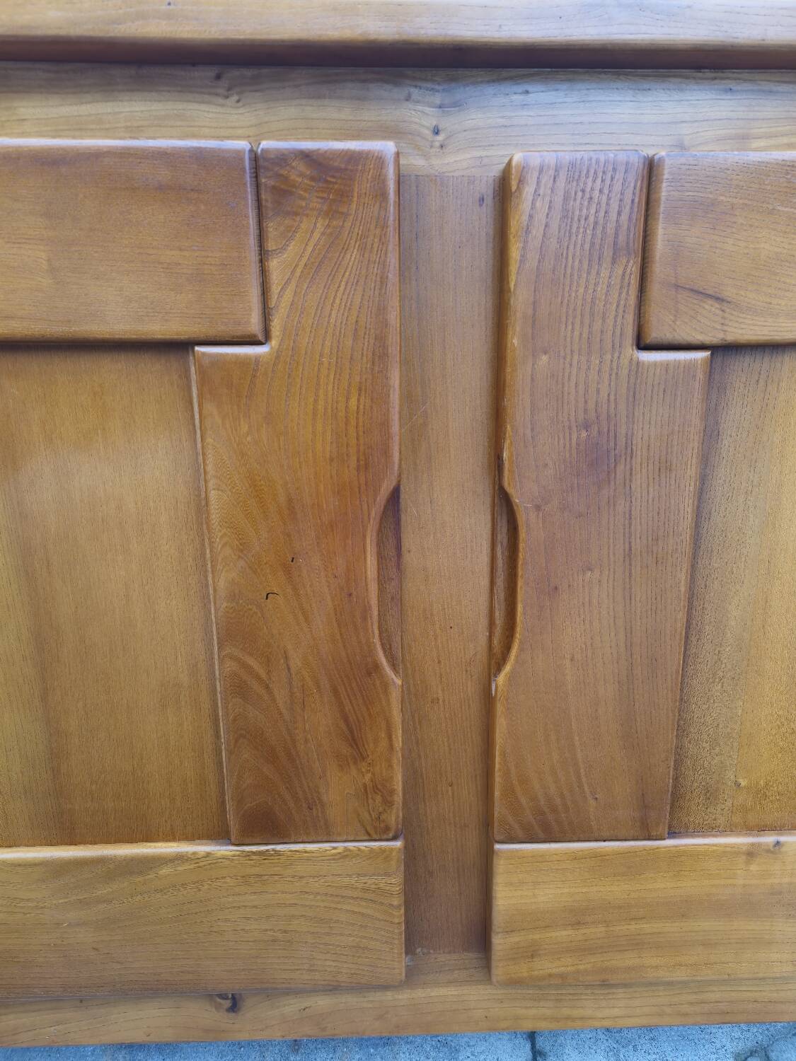 Enfilade Maison Regain in Oak with 3 vintage doors