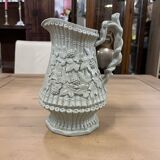 Antique embossed wine pitcher