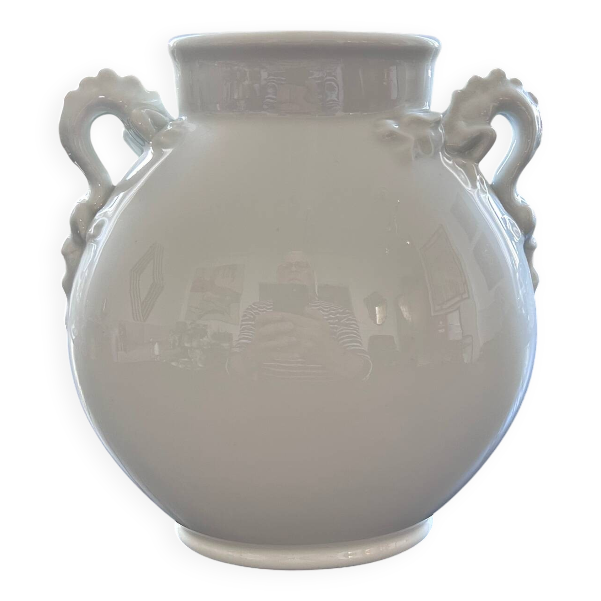 Giraud Limoges dragon vase