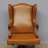 Leather office chair by Fior, 1980