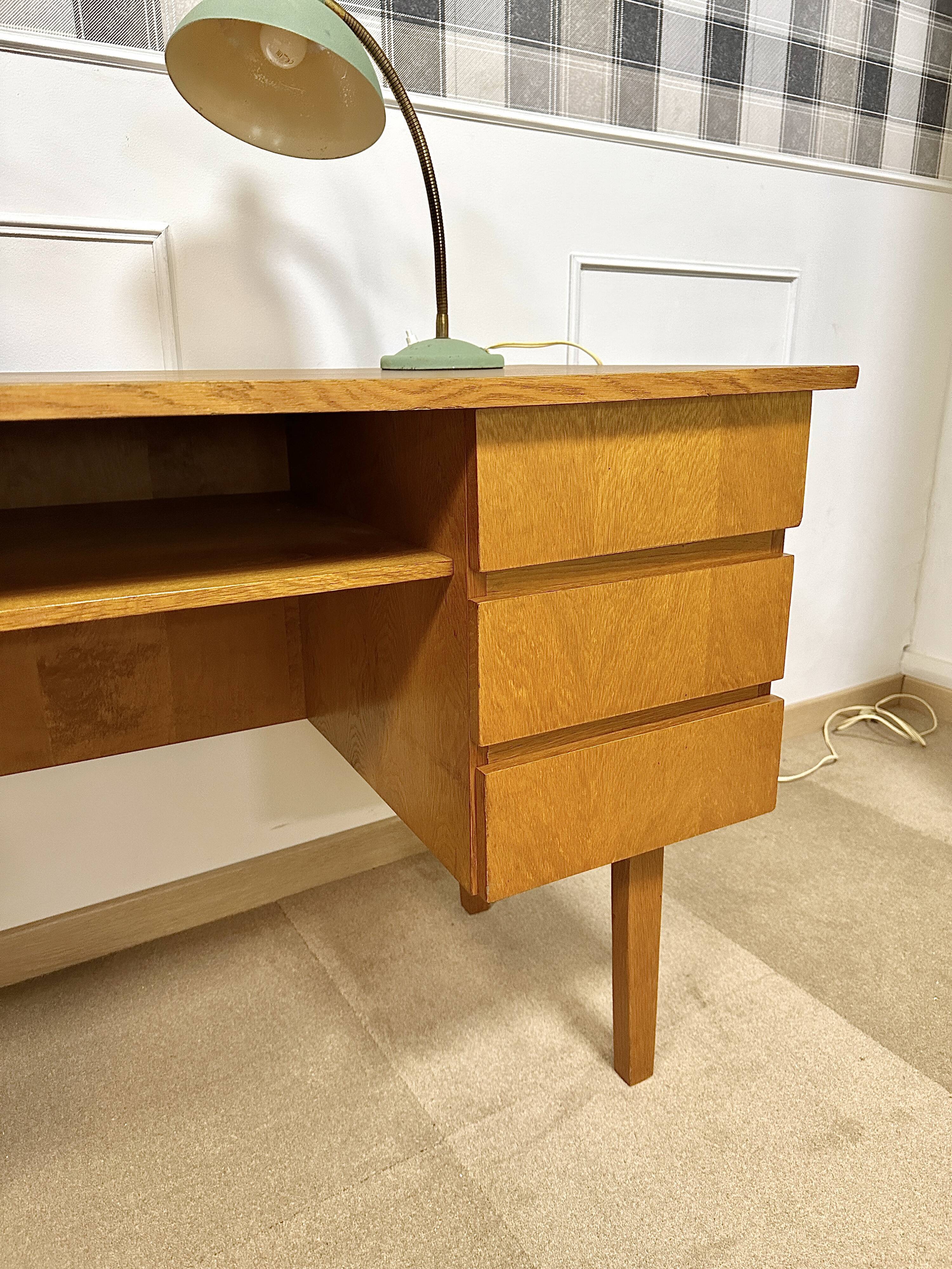 Scandinavian-style vintage desk