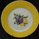 6 flat plates in porcelain from LIMOGES. Fruit decoration.