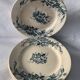 8 plates and an old compoter Terre de Fer HB and Co.