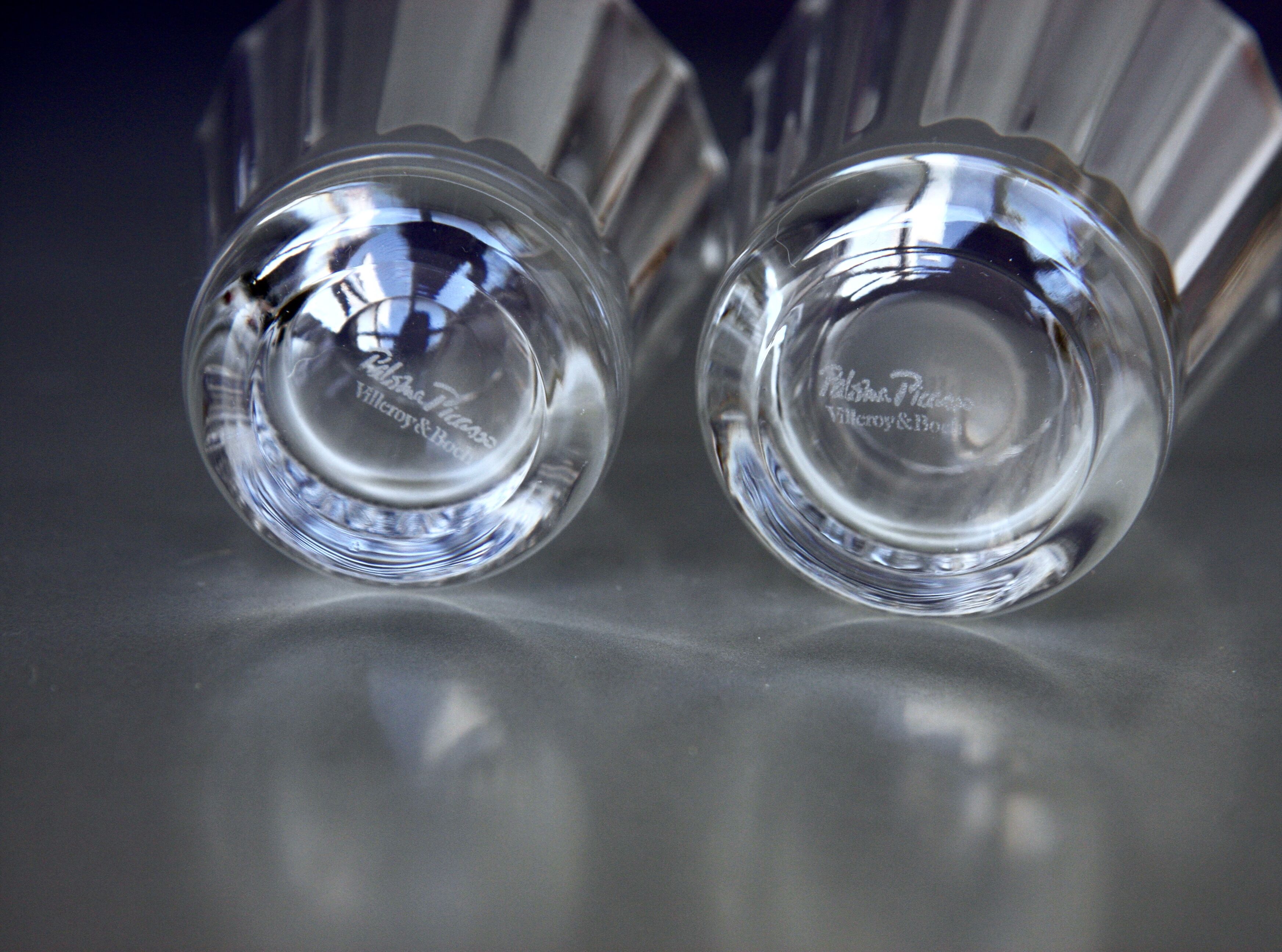 Eight glasses Paloma Picasso, Crystal Villeroy and Boch