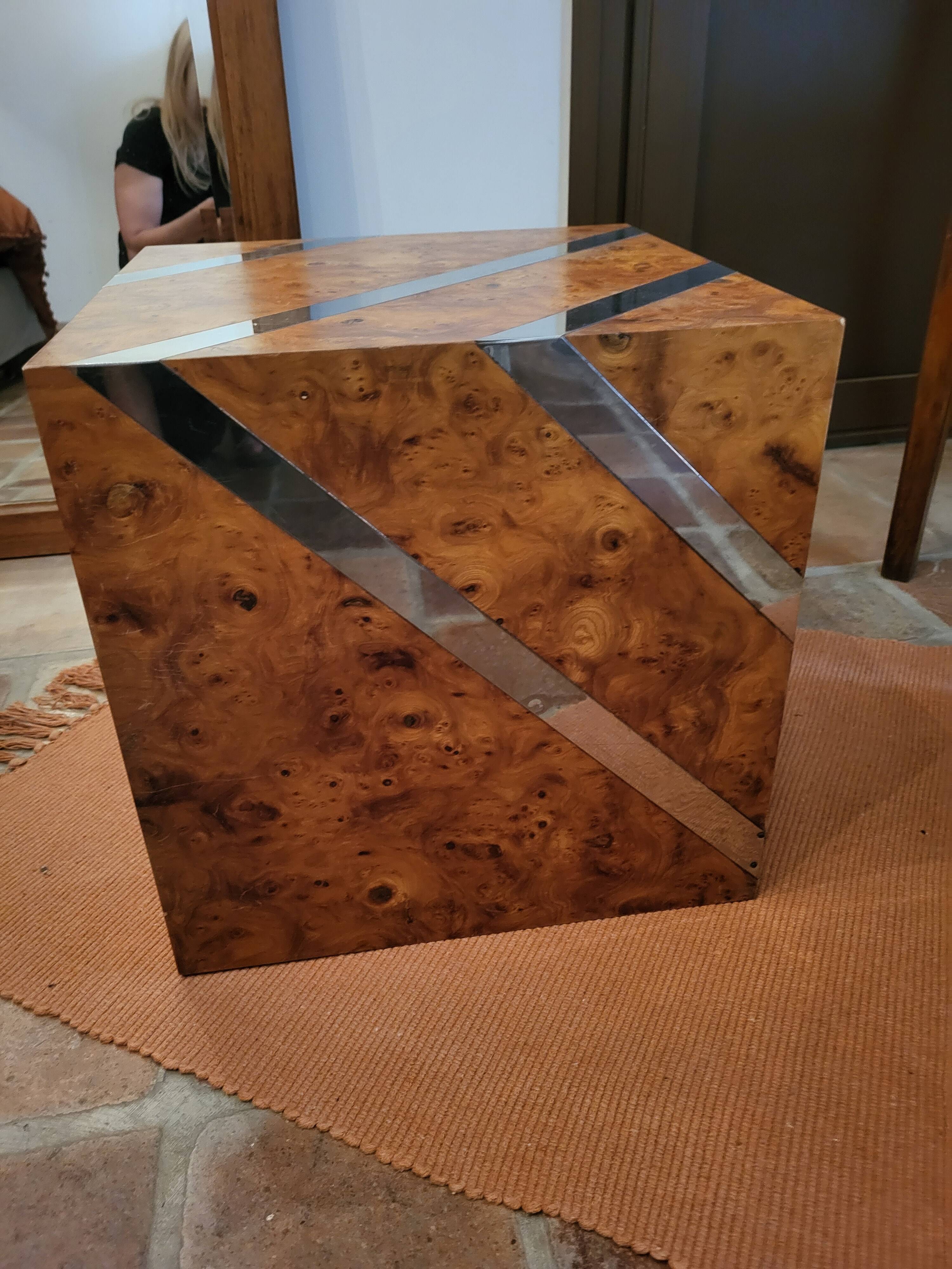 Cube bedside tables
