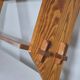 Vintage mid century brutalist pinecwall shelf