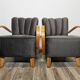 Fauteuils par Jindřich Halabala, 1950s, Set de 2