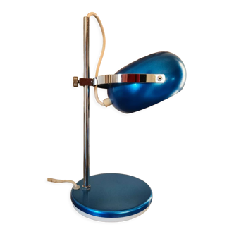 Lampe vintage 1970 bleu