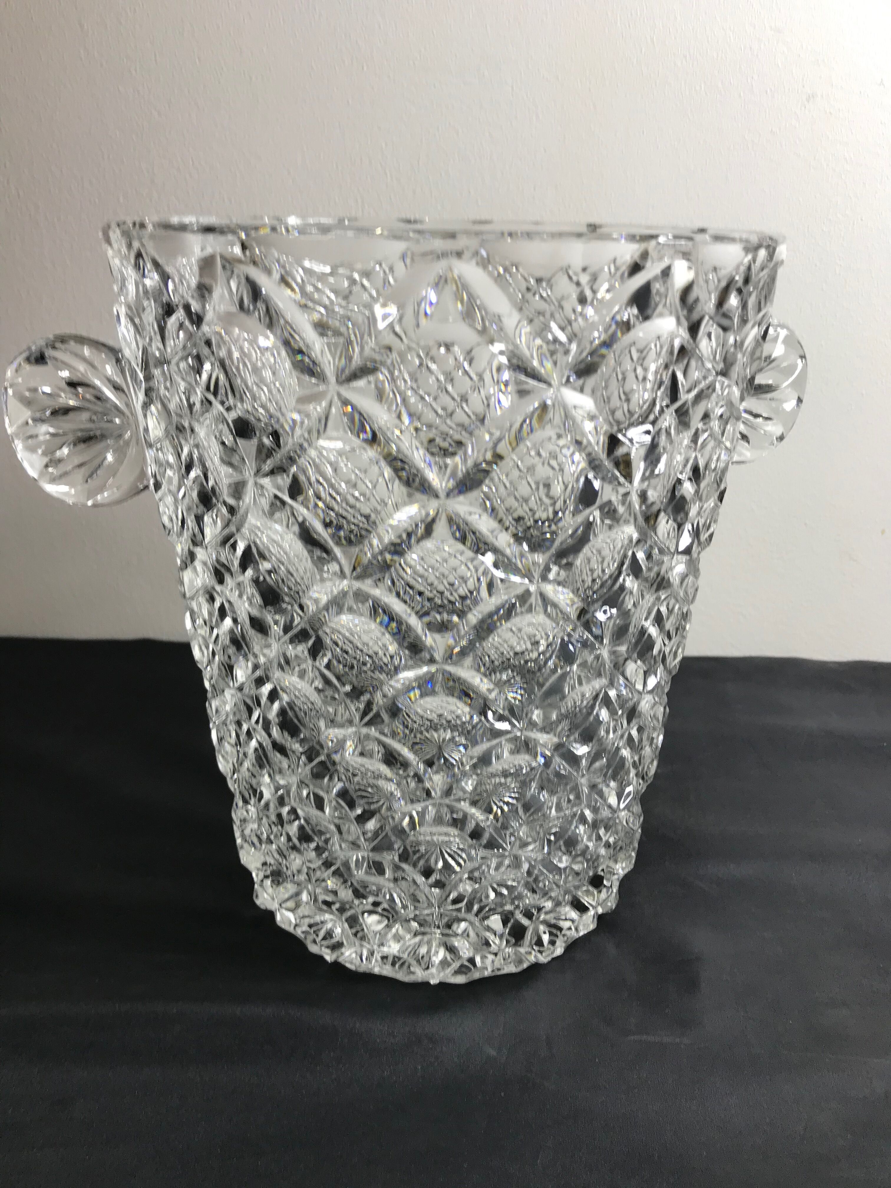 Crystal champagne bucket