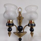 Paire d'appliques en bronze de style neo classique, XX ème siècle