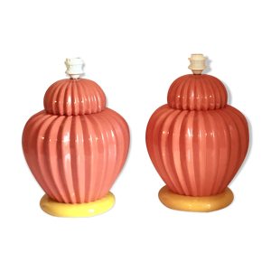 Paire pied lampe
