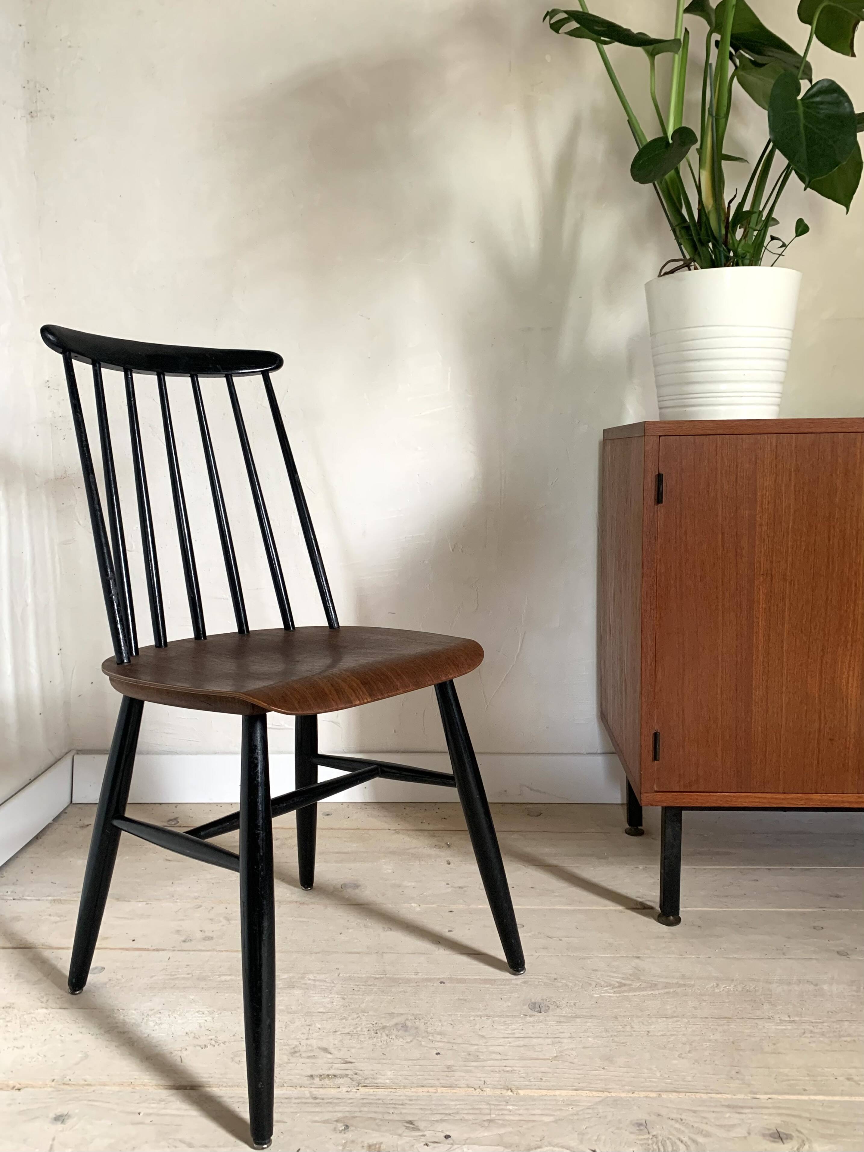 Stol tapiovaara style chair with bars