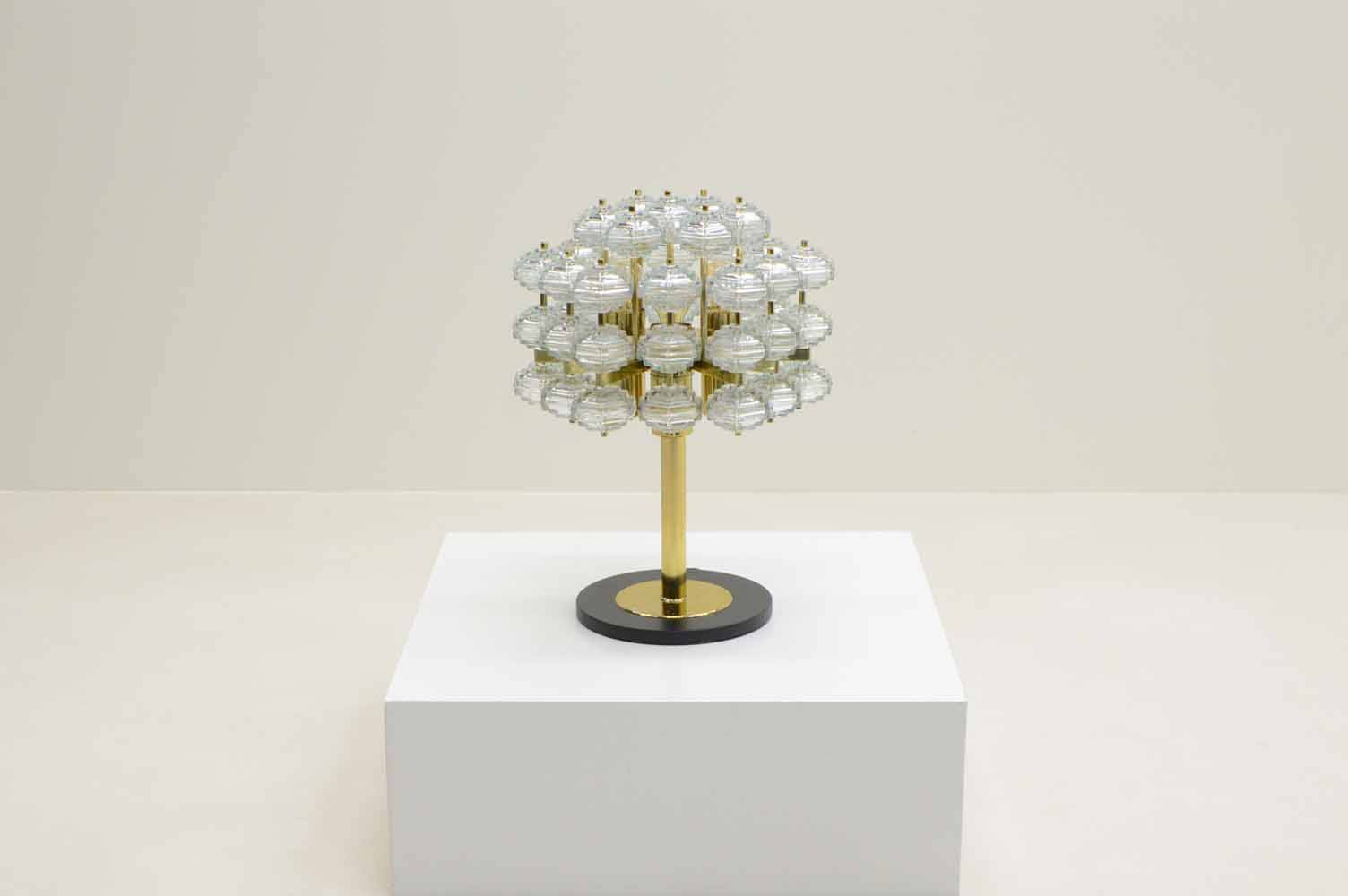 Very Rare table lamp by VEB leuchtenbau Leipzig, 1960s Germany.