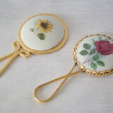 Hand-facing mirrors porcelain from Vintage Limoges