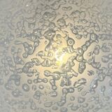 Vintage Iceglass Ceiling Lamp by Doria Leuchten