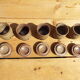 5 spice pots in Vallauris sandstone