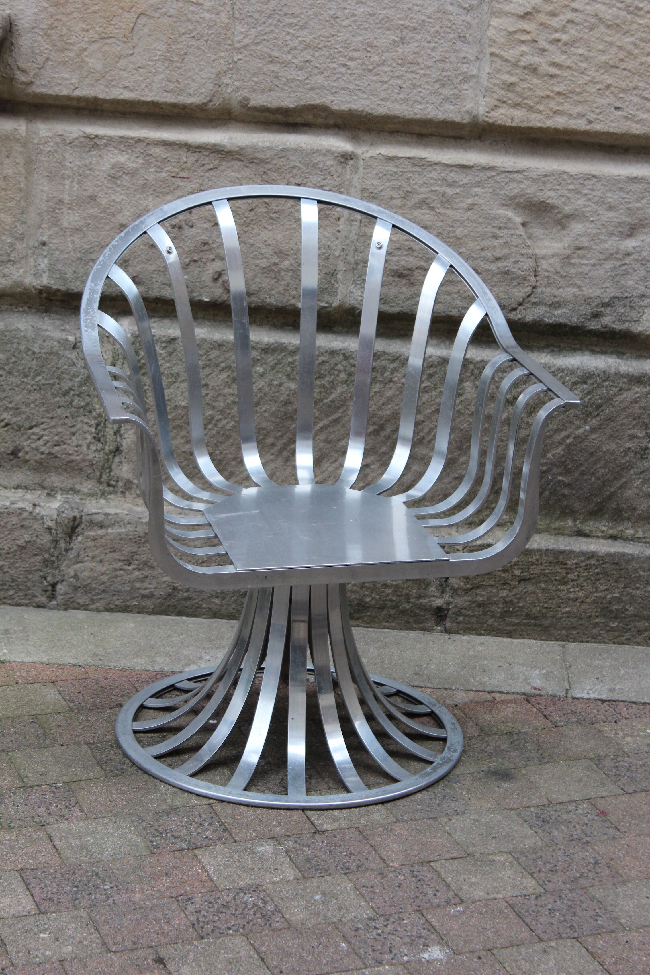 Armchair Aluminium 1970 - Unique model