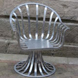 Armchair Aluminium 1970 - Unique model