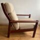 Fauteuil teck scandinave 1960