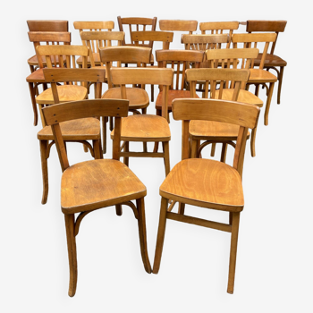 20 chaises bistrot restaurant depareillées 60s