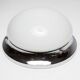 Opaline and chrome ceiling light  60s