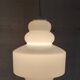 Scandinavian style suspension lampshade in opaline - mid 20th century.
