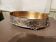 Silver and brass metal centerpiece