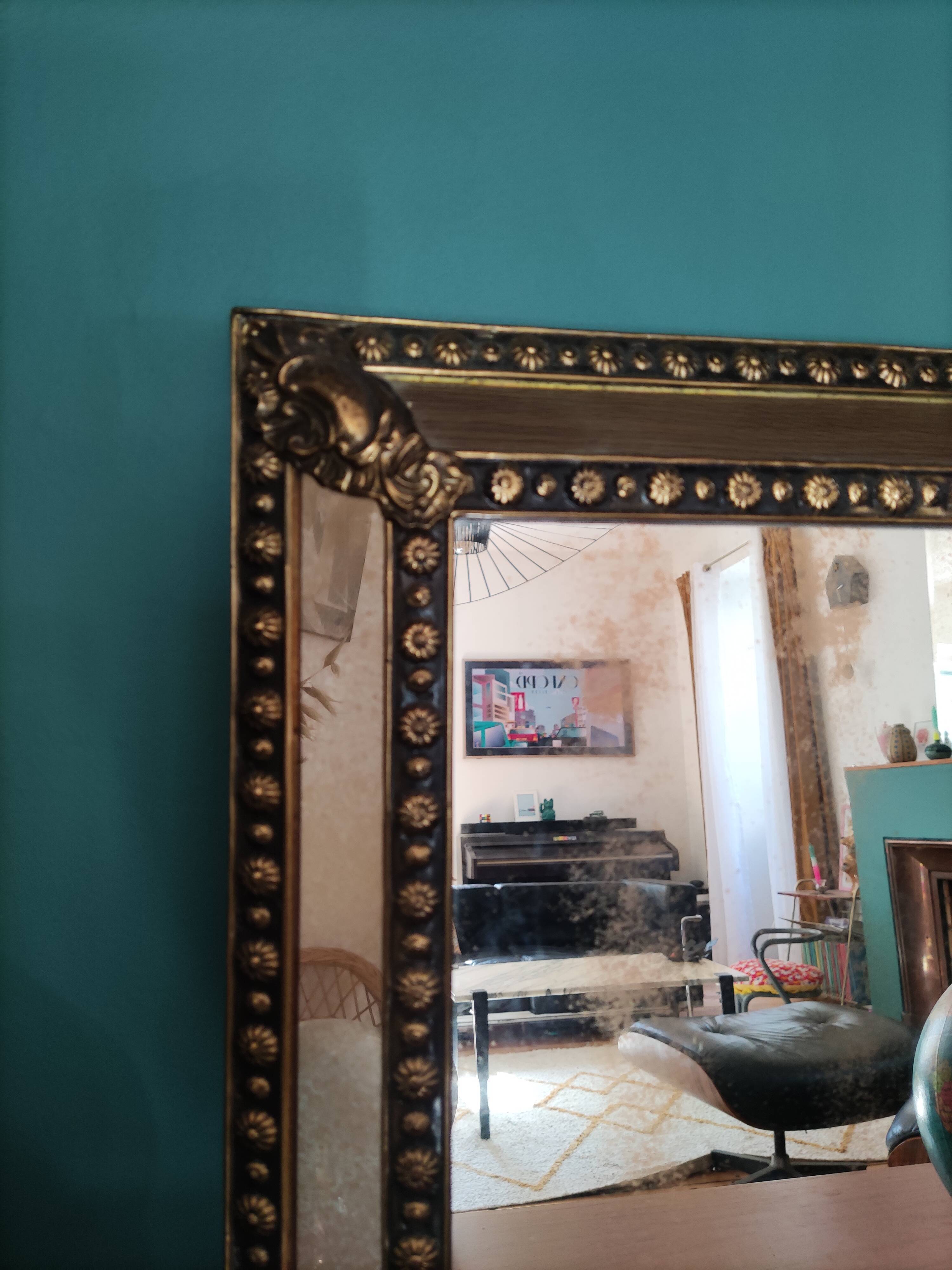 Brass parclose mirror