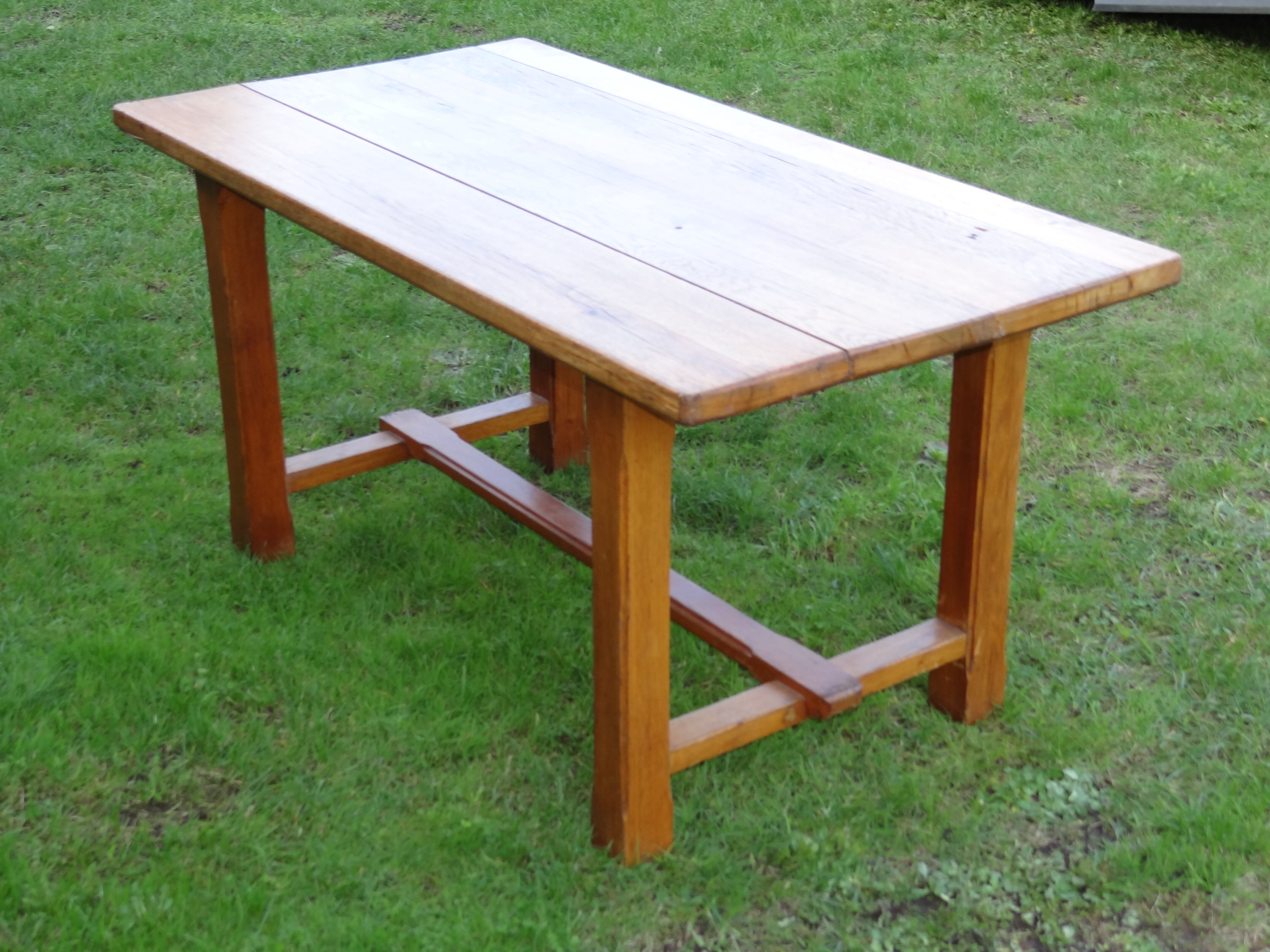 1950 oak farm table