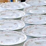 Emile Bourgeois porcelain plates, Drouot Paris