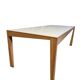 Vintage 200x90 asymetric legs Dutch design table Hennie de Jong 1980s