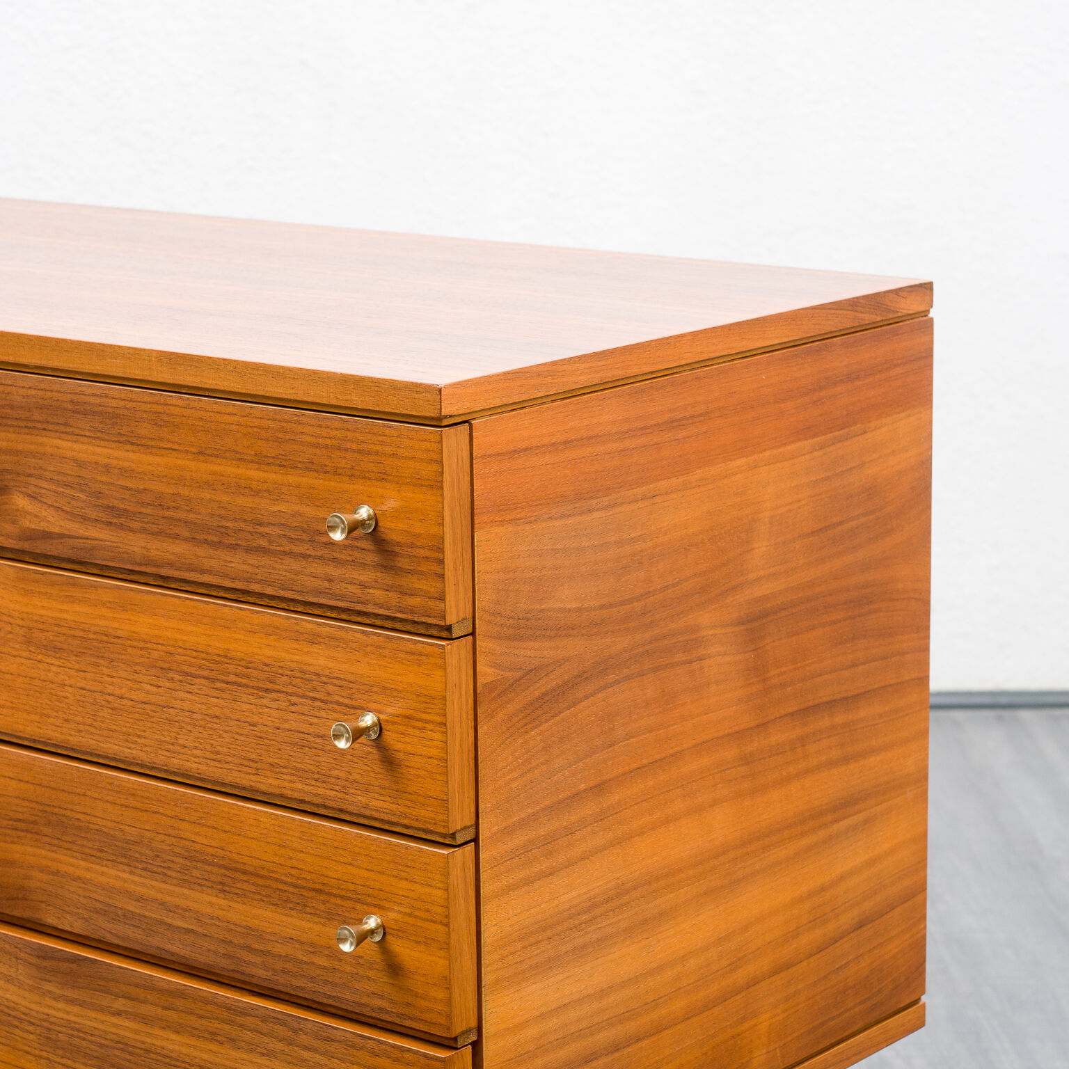 Vintage row, walnut, restored