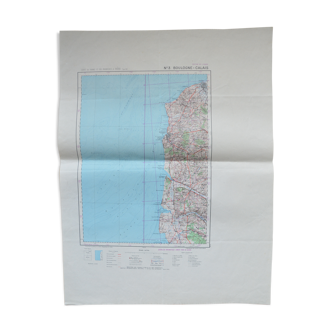Carte n°3 Boulogne-Calais édition de l'armée