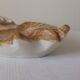Vintage Vallauris ceramic owl trinket tray