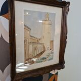 Orientalist watercolor