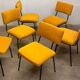 Set of 6 chairs by André Simard, 1950