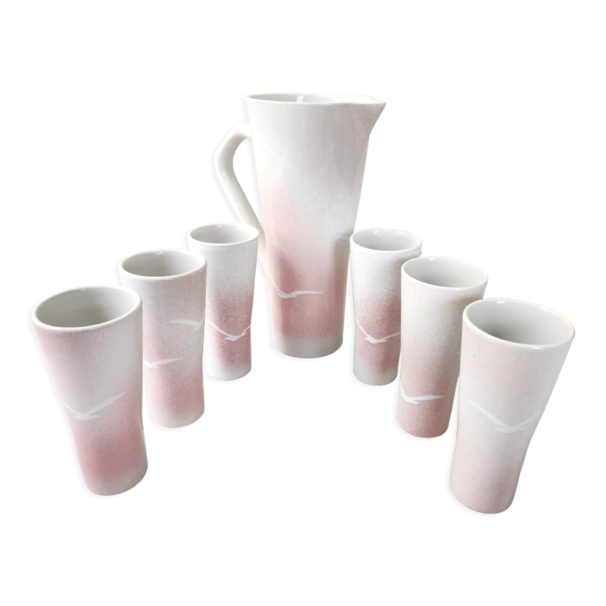 Service at orangeade vintage 1970 Niderviller