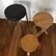 Set of three vintage stools