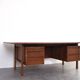Mid-Century Large American Walnut Executive Desk