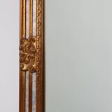 Large 20th century rectangle gilded Deknudt mirror in Baroque style, Belgiu