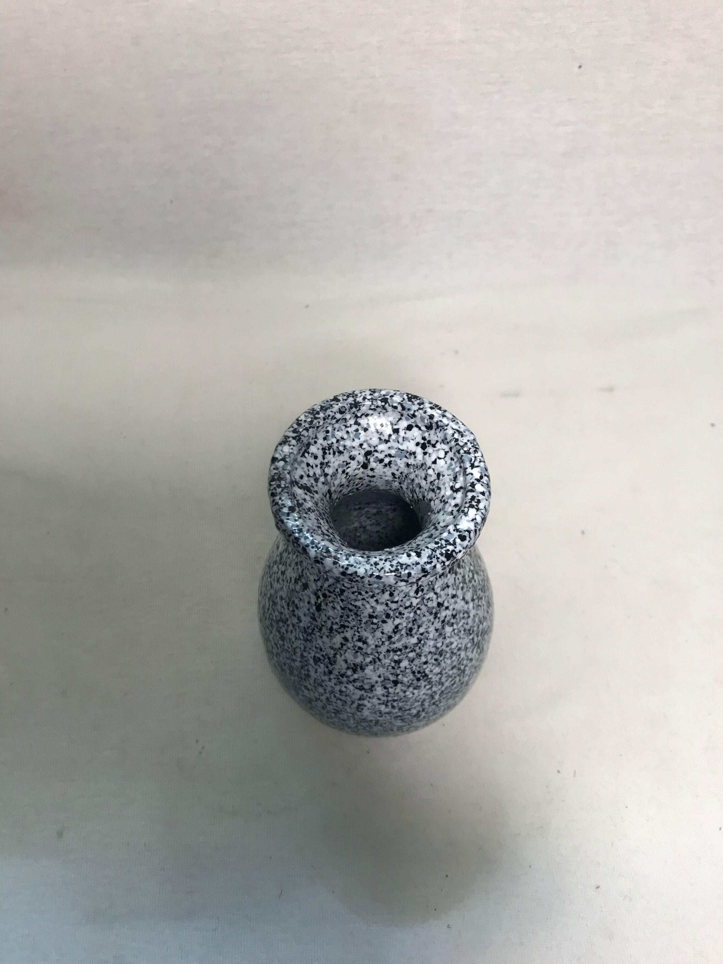Old marble white black grey vintage decoration vase