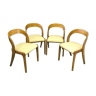 Série de 4 chaises "Gondoles" de chez Baumann